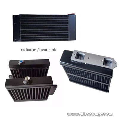 Radiator Sink Haba untuk Pam Udara Becker Atau Pam Minyak